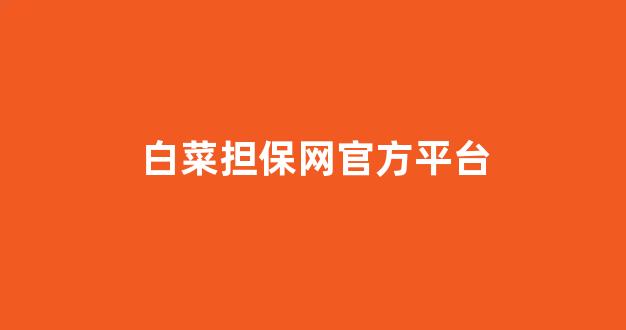 白菜系统登录平台